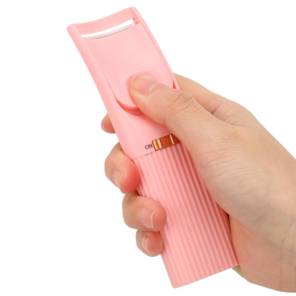 Heated Eyelash Curler USB Intelligent Temperature Control Quick Preheating Ergonomic Design Heated Lash CurlerPink