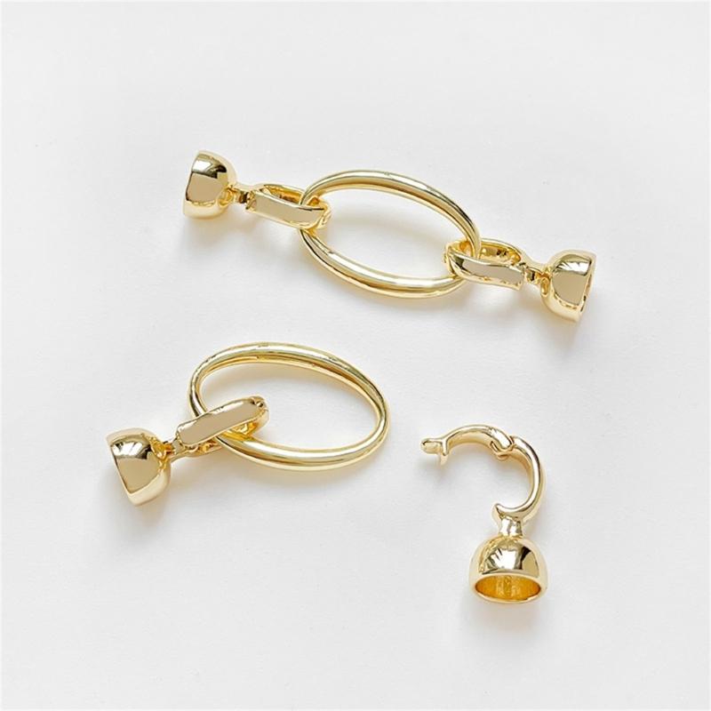 Set of 6 Irregular Clasp for Bracelet and Necklace Jewelry Making Accessories Copper Handmade Accessories Fastener