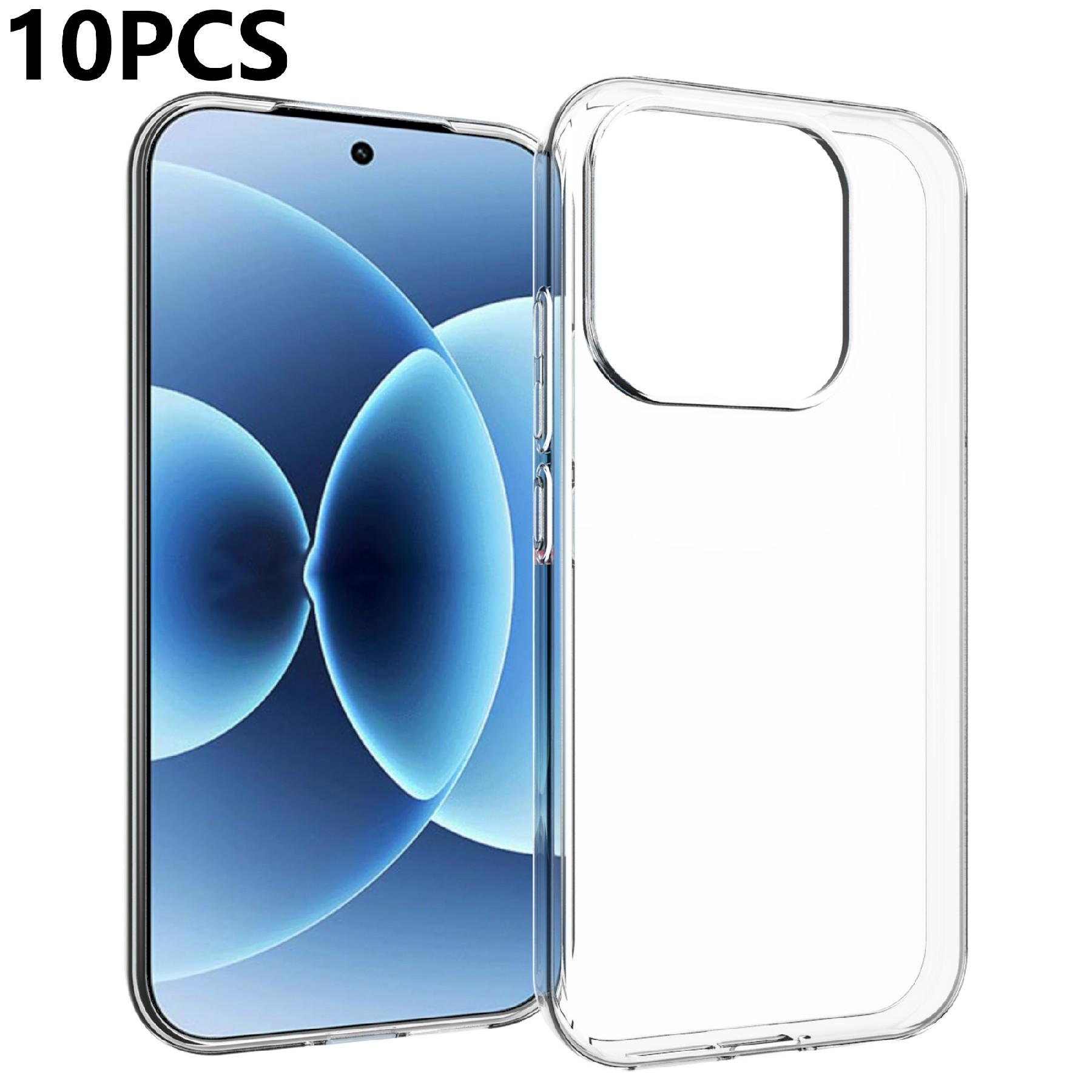 

10Pcs/Pack For Xiaomi 17 Case Watermark Free TPU Protective Clear Phone Cover