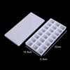 Portable Artist Paint Tray 24 Deep Compartments Plastic Paint Palette Paint Tray with Lid for Travel Painting
