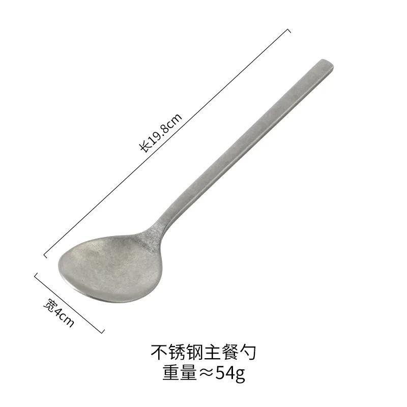 Vintage Stainless Steel Industrial Style Tableware Outdoor Camping Barbecue Metal Bowl Condiment Dish Restaurant Snack Dishes