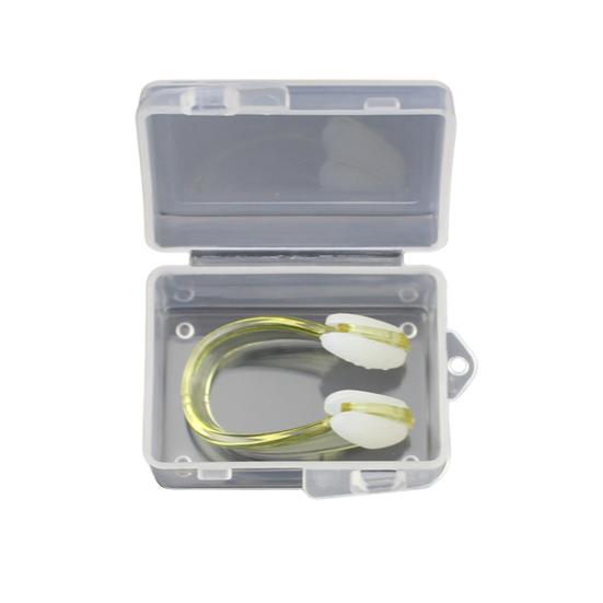 Swimming Nose Clip Non-slip WaterProof with Storage Box Anti-choking Water Silicone Kids Adults Swimming Nose Clip Swim Supply