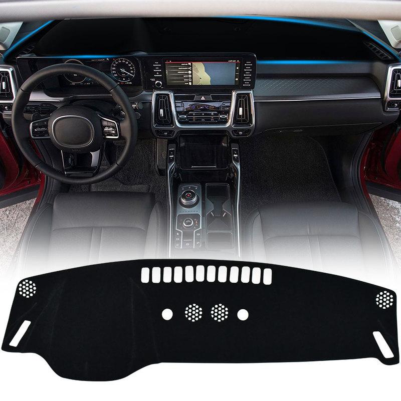 For Kia Sorento MQ4    Dashboard Cover Pad Anti-sun Anti-Slip Mat Sunshade Dashmat Carpet Sticker Car Accessories