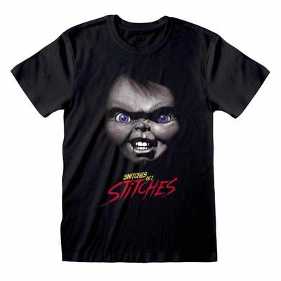 Chucky Childs Play Snitches Get Stitchers T Shirt Official Licensed