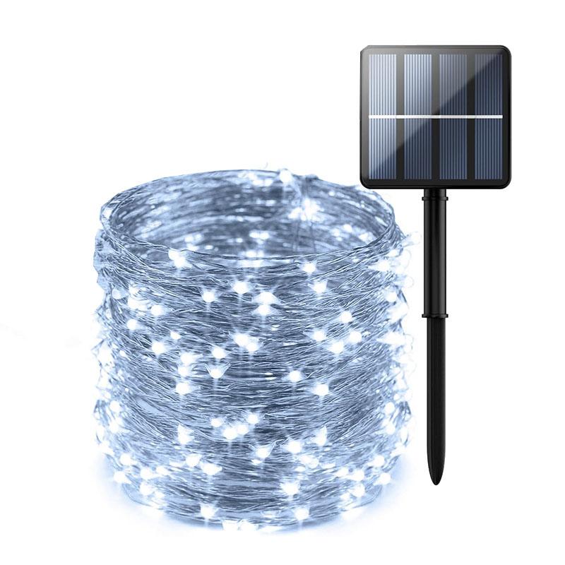 Solar Fairy Lights Outdoor Lamp Super Bright Solar String Lights Outoor 8 Modes LED Lights for Garden Patio Christmas Decoration