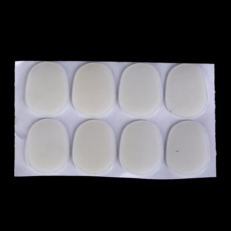 1 zestaw/8 szt. Ustnik do saksofonu altowego/tenorowego, podkładki 0,8 mm przezroczysty kolor