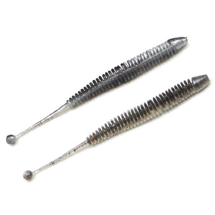 4.8/6/8cm Artificial Worm Baits Saltwater Fishing Tackle Accessories for Trout Fishing Soft Lures Paddle Tail Baits