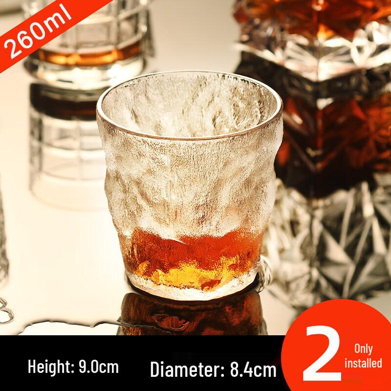 Star-Marked Crystal Whiskey & Cocktail Glass