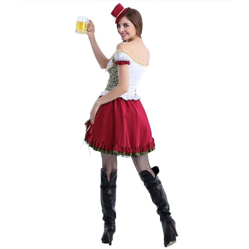 Oktoberfest Costume Adult Beer Girl Work Costume Bavarian Traditional Ethnic D Stage Costume
