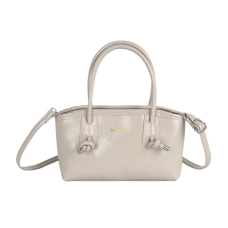 New retro niche design portable bucket bag temperament personality simple casual messenger bag bag women