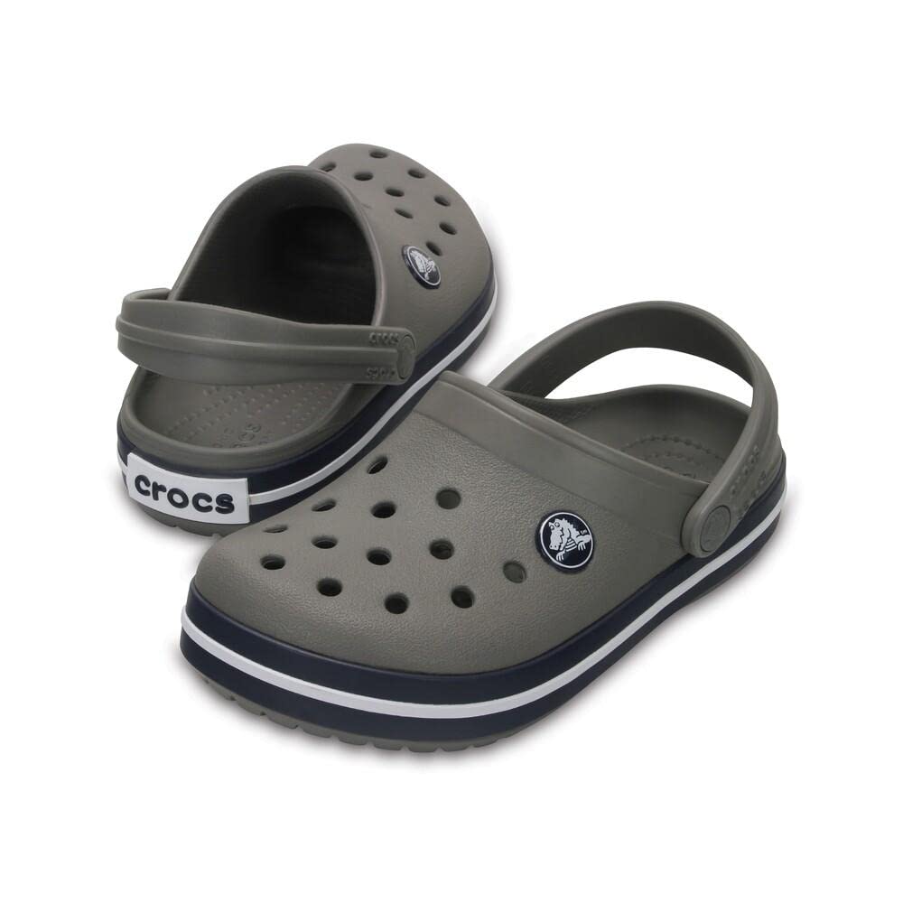 Crocs Crocband™ Clog Toddler Sandals, Smoke/Navy, 13cm
