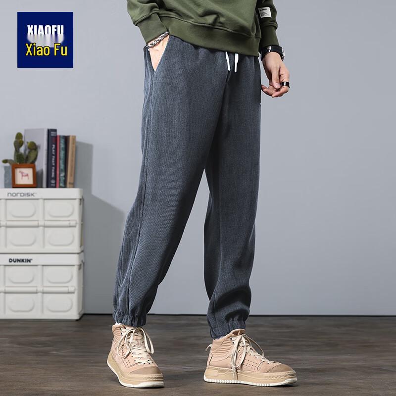 

Men s 2025 Autumn/Winter Corduroy Fleece-Lined Joggers 4XL