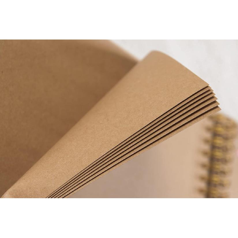 Potricher 12.2 X 8.5 Inch Large DIY Scrapbook Photo Album 80 Pages Thick Kraft Paper Scrap Book Albums for Wedding Anniversary Family and Baby