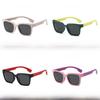 Óculos de Sol Quadrados para Crianças Com Lentes Polarizadas Tac Para Esportes ao Ar Livre e Moda