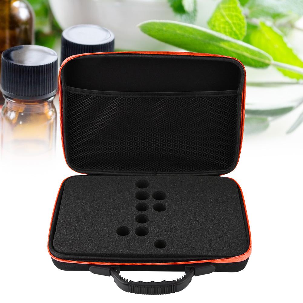 Essential Oil Carrying Case Hard Shell Case,60 Bottles Suitable For Bottles 5ml,15ml  (Orange)