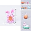 Delightful Mid-autumn Festival Series Resin Rabbit Eat Mooncake Micro Landscape Decoration