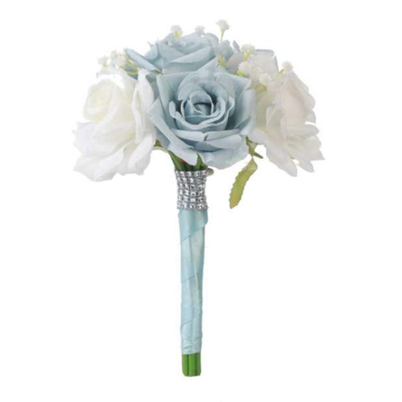 Beautiful Handheld Artificial Flower Bunch Delicate Bride Bunch Wedding Party