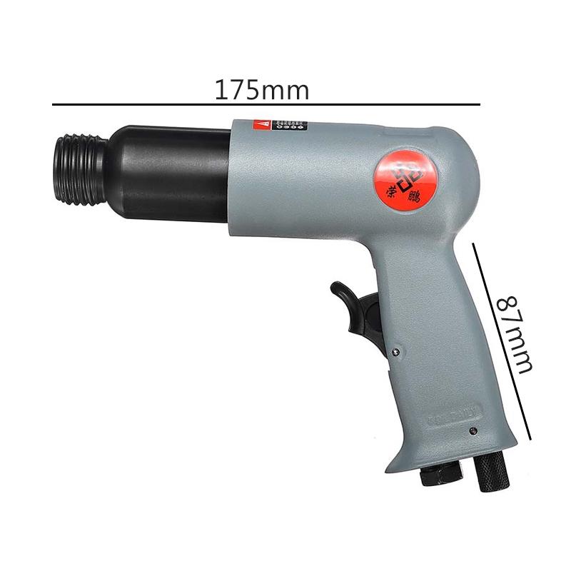 1/4 Zoll Chipping Nieten Pneumatische Power Air Tool Handheld Gas Schaufeln Air Hammer Bohrer Werkzeug Kits mit 4 stücke Meißel