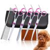 Pet Grooming Scissors Professional Set: Curved & Tooth Scissors for Trimming Dog Hair