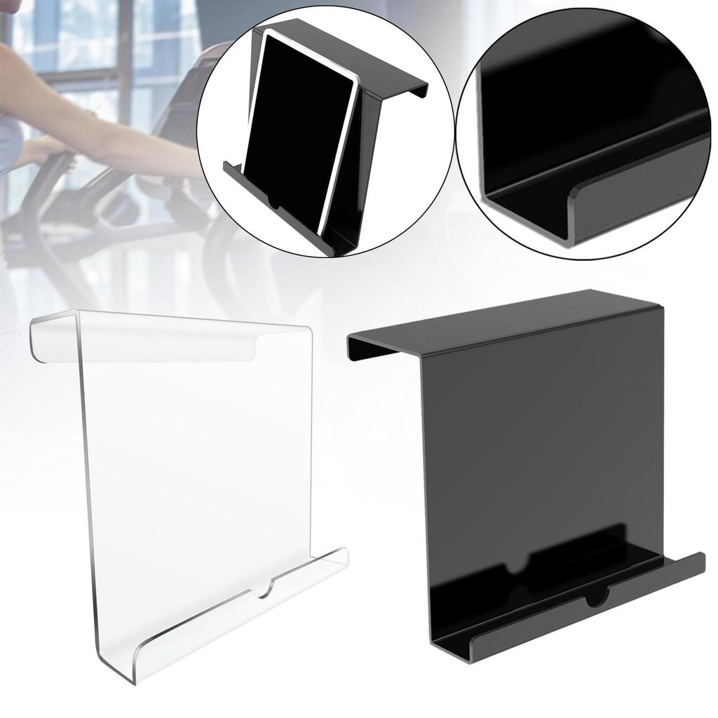 Compact Treadmill Book Holder Acrylic Reading Rack Stable Tablet Stand for Electric Treadmill Accessories