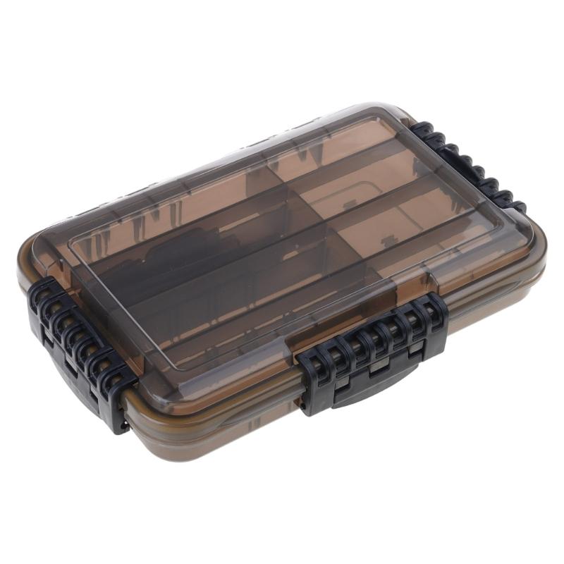 Waterproof Tackle Box Fishing Tackle Container Box Fishing Storage Box Fish Lures Organizers Box with Removable Dividers