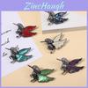 Animal Shell Bird Brooch Pin With Alloy Embedding For Fashion Accessory