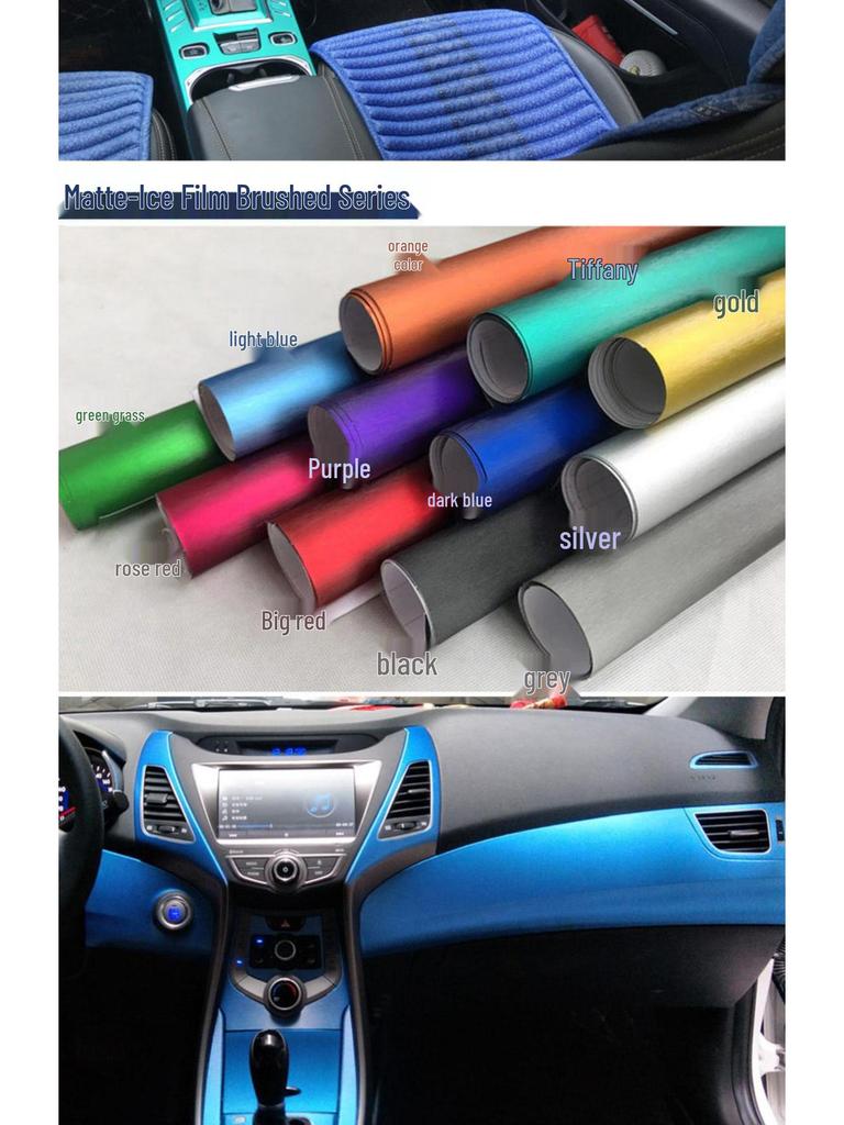 Carbon Fiber Stickers for Mercedes-Benz GLK200/260/300 (2013-2016): Center Console & Door Panels