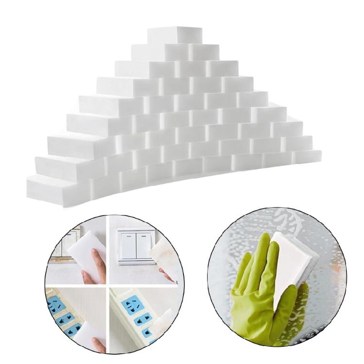 50 Pack Cleaning Sponges Quick Drying Scrubbers Surfaces for Countertops Bath Fixtures