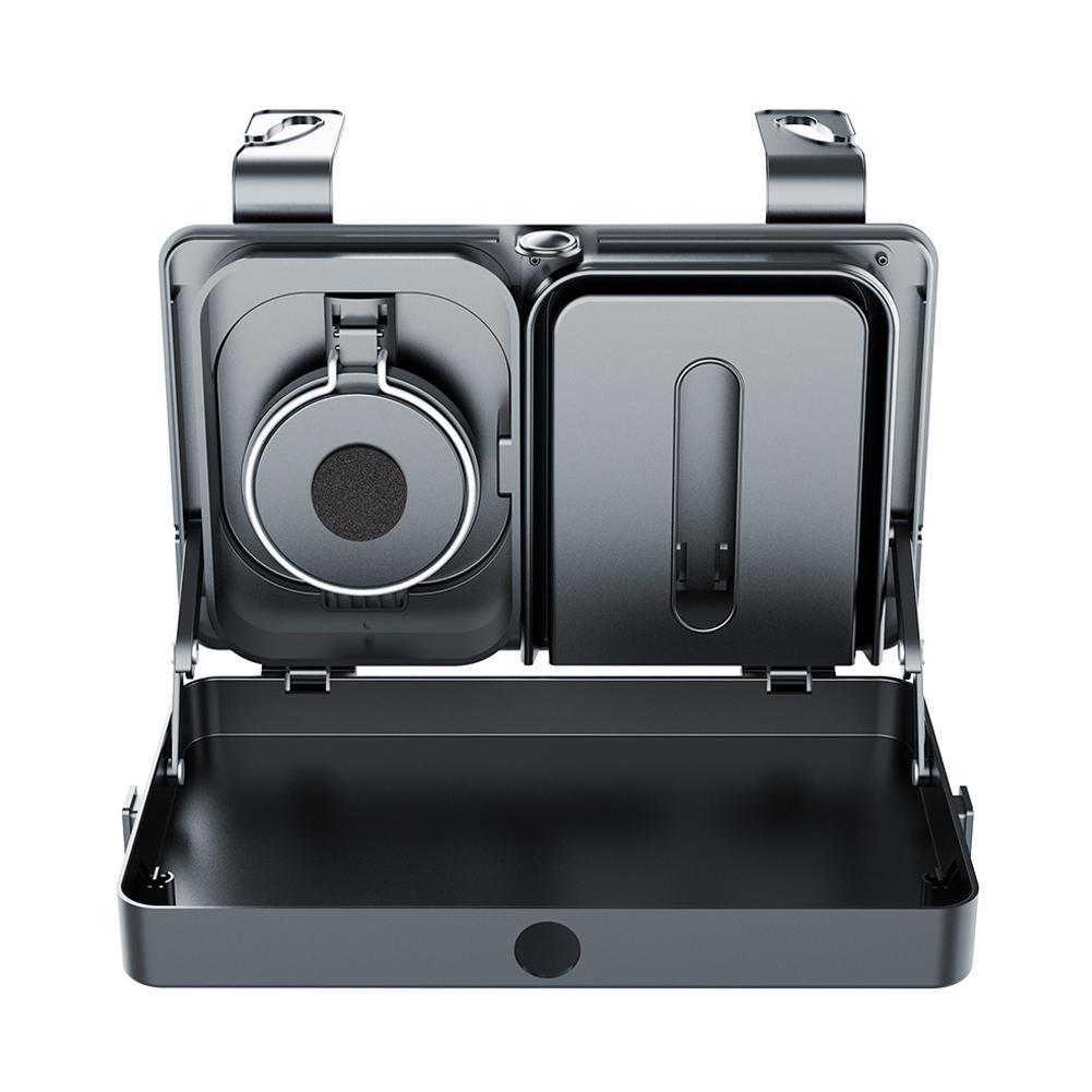 Portable Car Backseat Dining Table Folding Food Cup Tray Car Interior Storage Easy to Install Cup Holder Dinner Tray Accessories