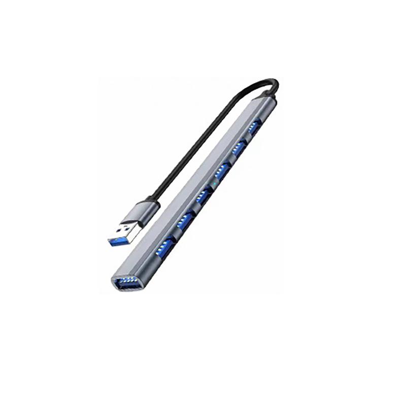 7 Ports USB 3.0 HUB Type C Extender USB Cable Splitter for Tablet Keyboard Mouse USB Disk Aluminum Phone USB Extend Adapter