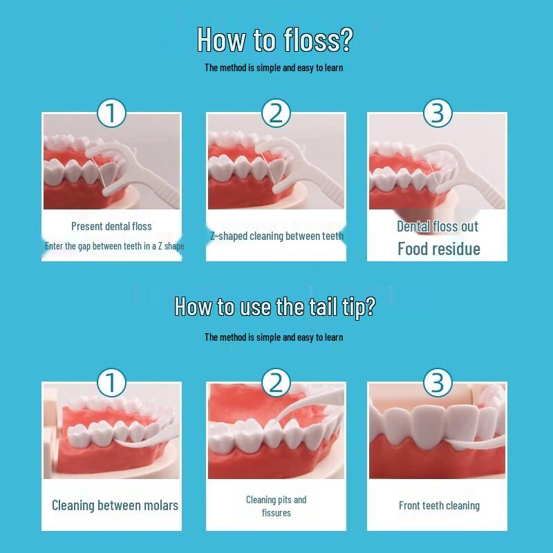Yaboshi Ultra-High Tension Dental Floss Picks