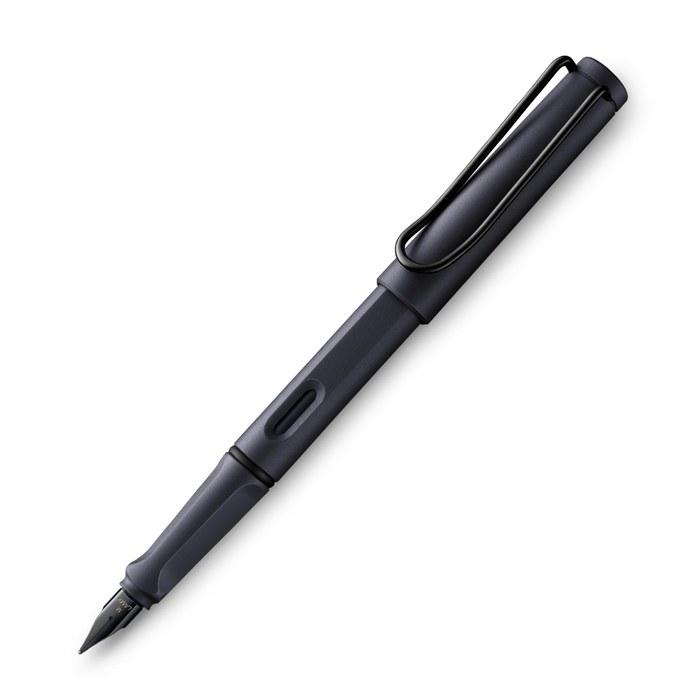 LAMY Safari Fountain Pen M Medium Steel Black L0E2-M