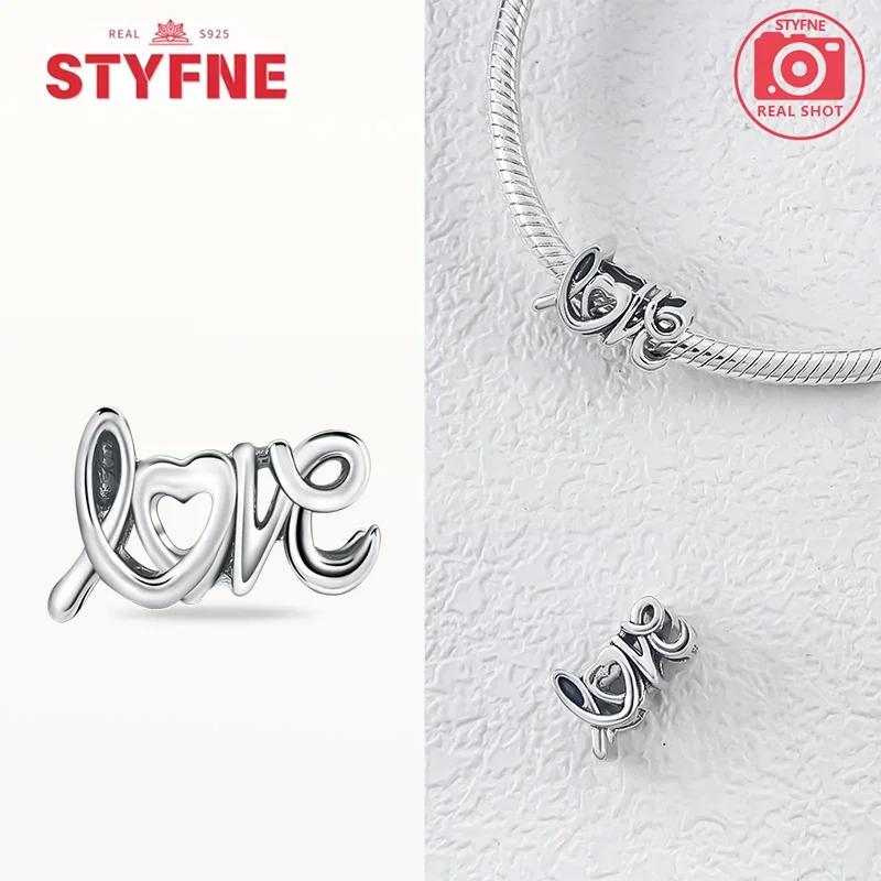 925 Silver New Couple Series Love Boy&Girl Dangle Charms Heart Beads Fit Bracelet for Women Diy Fine Jewelry Gift