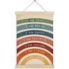 RYVJU Boho Rainbow Classroom Wall Art Poster Hanger Frame, Affirmations for Kids, Pirational Positive Affirmations Wall Decor Canvas Prints for Kids