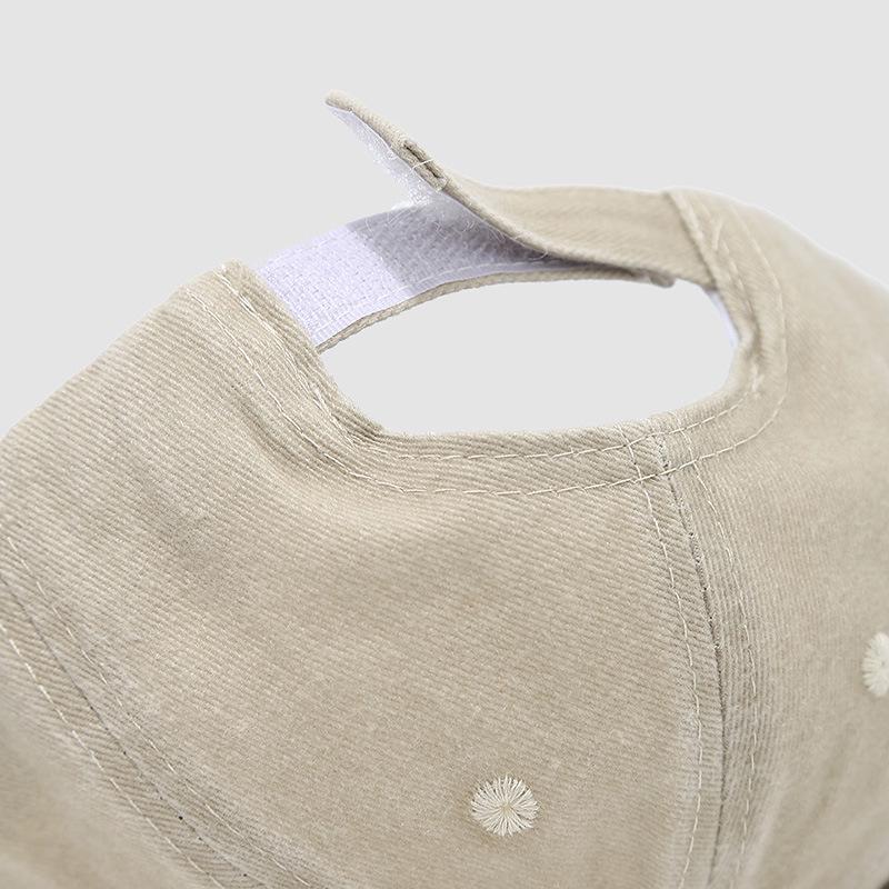 Korean Baby Hat: Spring/Autumn Unisex Toddler Bear Baseball Cap, Cute Soft Brim Duckbill Design