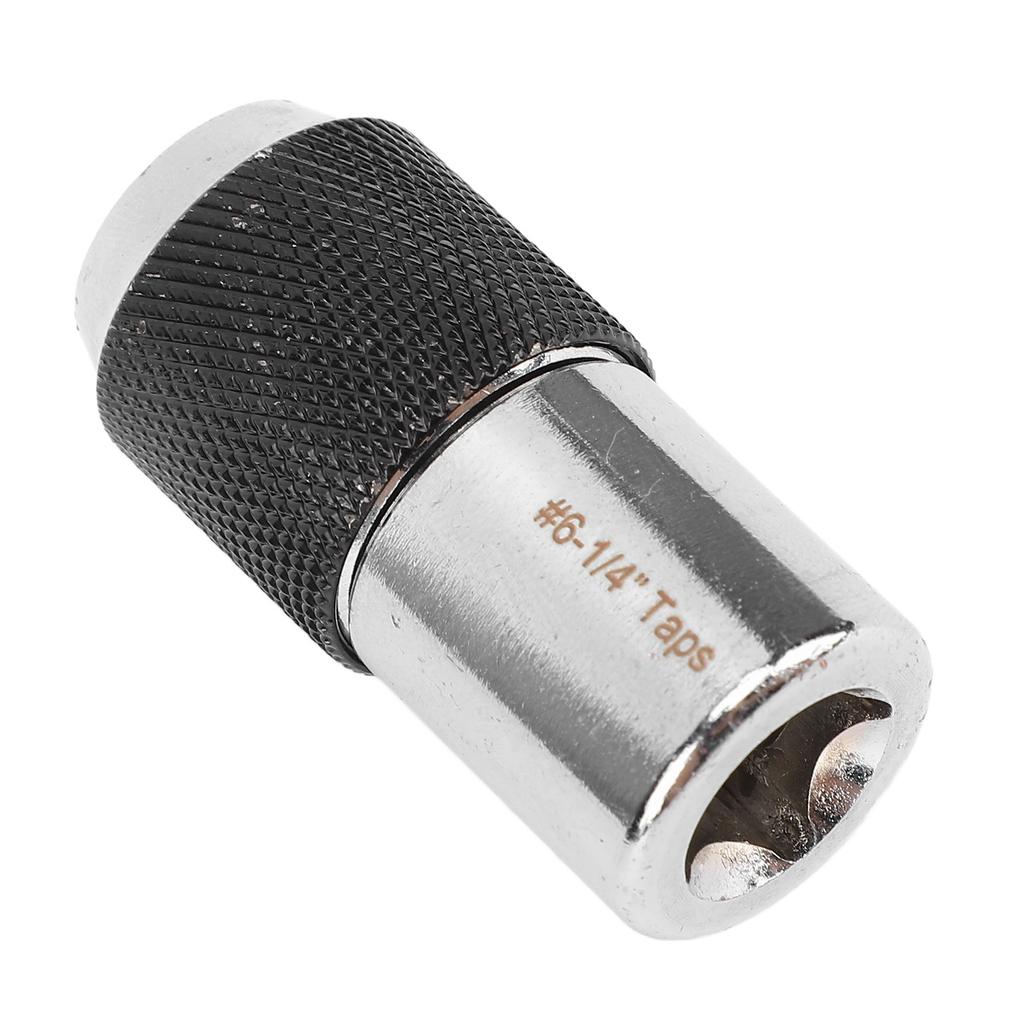 6‑1/4 Adjustable Tap Socket 3/8 Inch Square Drive Tap Extraction Tool for M3‑M6 Taps Reamer Screw Ex