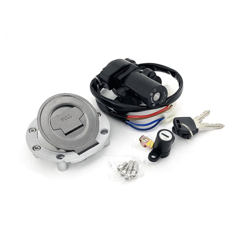 Fuel Gas Cap Lock Ignition Switch Seat Lock W/ Key For Yamaha YZF R6 R1 99-03 MT 03 06-12 XJ6 FJ09 FJ13 FZ1 FZ6 FZ07 FZ8 FZ09