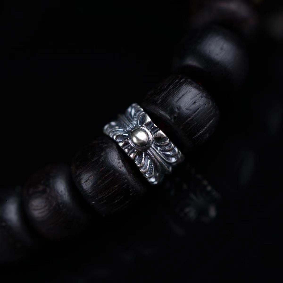 Retro 9mm Feather Core Spacer Beads Waist & Bodhi Passion Fruit Bracelet DIY Accessories