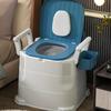 Portable Camping Toilet with Wide Seat for Elder Adults Easy To Clean Stable Portable