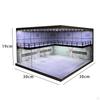 1/64 Model Parking Lot Double Layer Acrylic Vehicle Garage Showcase Collectibles for Diecast Car