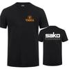 Tikka By Sako Finland Firearms T Shirts Tees Casual Short Sleeve Cotton Man Tshirt LH-252 Men's T-Shirt Black Casual Crew Neck