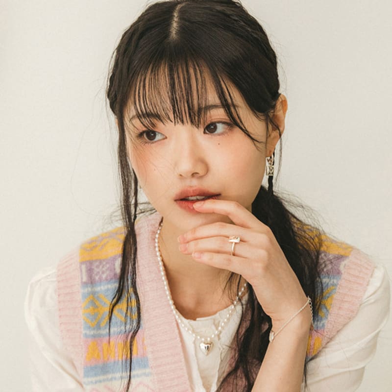 WEAR DRAWING Mini Heart Bite Bracelet