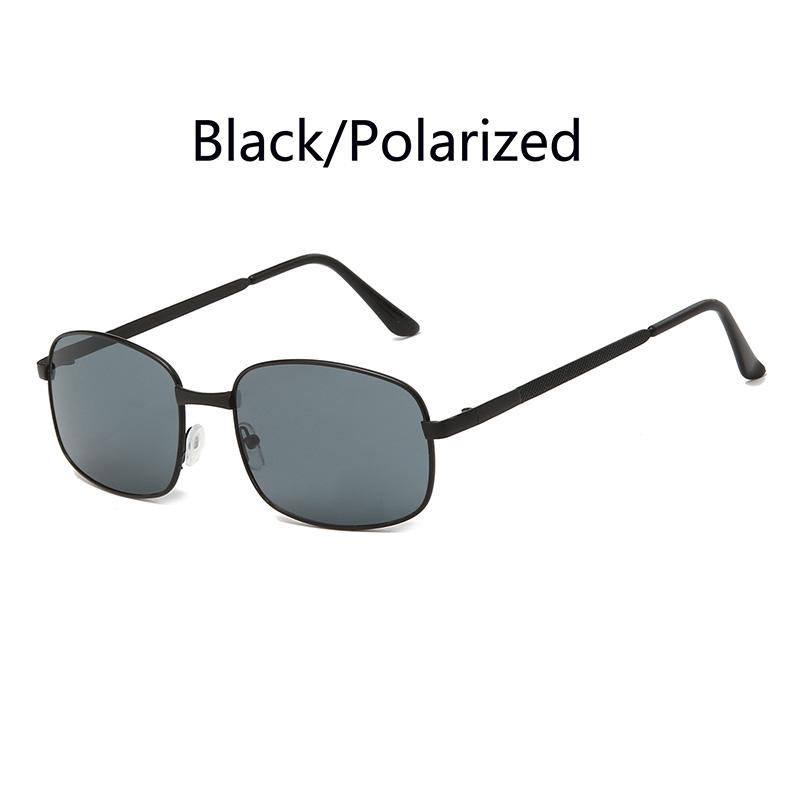 Polarized Metal Square Sun Glasses Women Men Minimalist Luxury Sunglasses Driving Female Male Eyeglasses