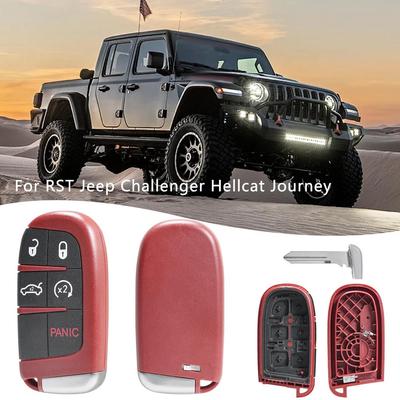 For Dodge Challenger Charger Durango For Chrysler 300 Jeep SRT 2009-2024 Car Key Shell Case Auto Buttons Q5C6
