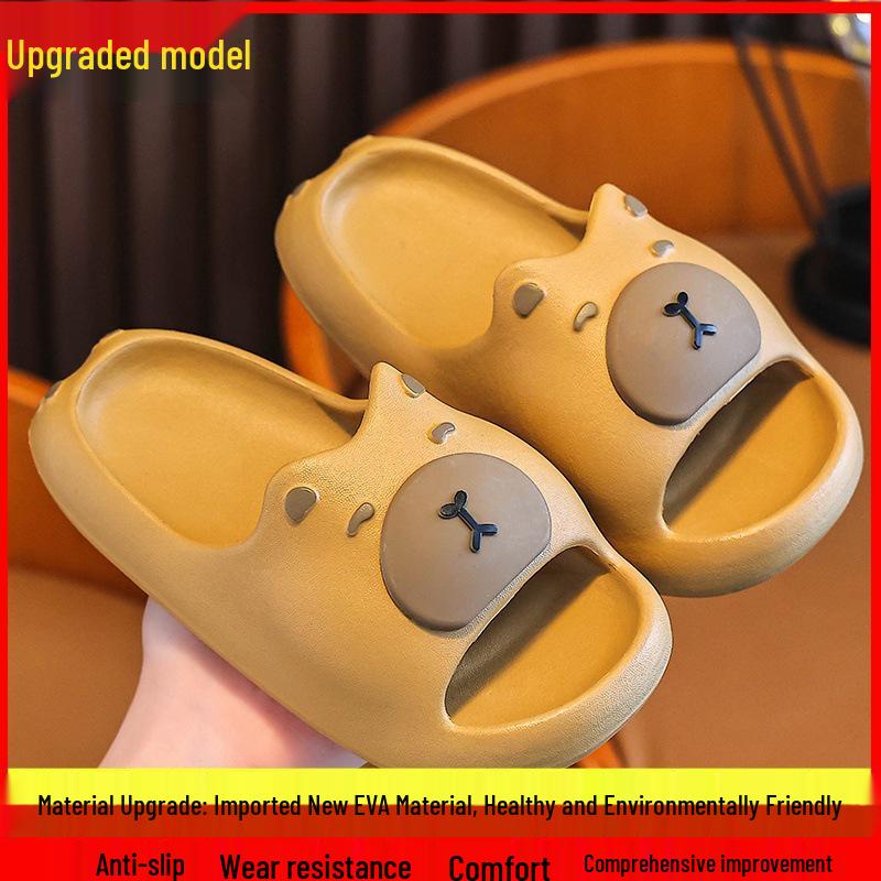 Sommer Cartoon Flip-Flops für Jungen und Mädchen: Bequeme Indoor-Hausschuhe für Eltern und Kinder