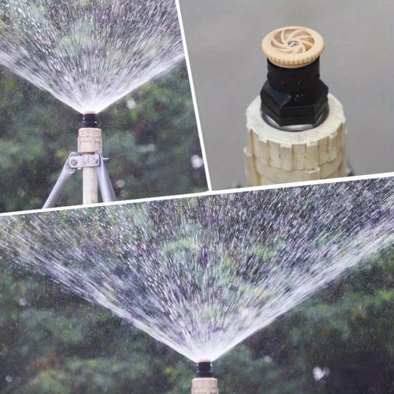 Irrigatore con Filettatura da 1/2 Pollice Supporto in Plastica Regolabile 0-360 Gradi Ugello per Irrigazione Prato Giardino
