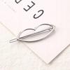 Hair Clip Metal Silver Steel Beautiful Z01
