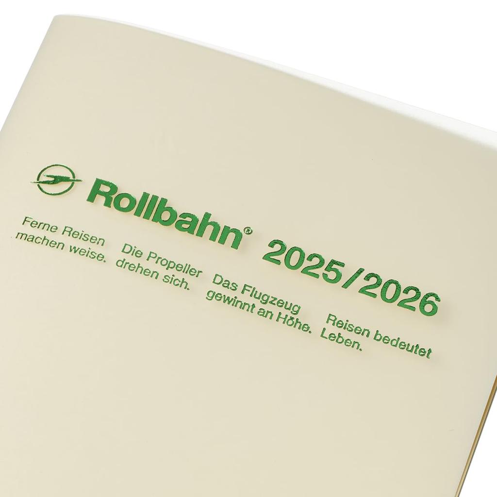 [Delfonics Planner 2025-2026 Edition / Starting March 2025] Rollbahn Notebook Diary, Clear, B6, Monthly Schedule (Clear)