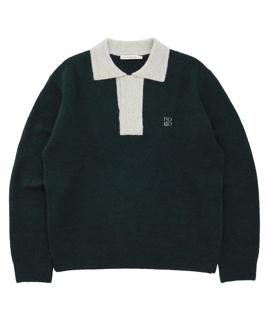 NOWANDTOMORROW Collar Pullover [3 Color]