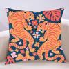 Fashion Leopard Art Tiger Pillow Case Throw Pillow Cover Nordic Style Cushion Covers Home Living Room Sofa Couch Seat Decor